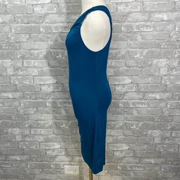 A New Day Ruched Knit One Shoulder Mini Dress - Picture 4 of 7